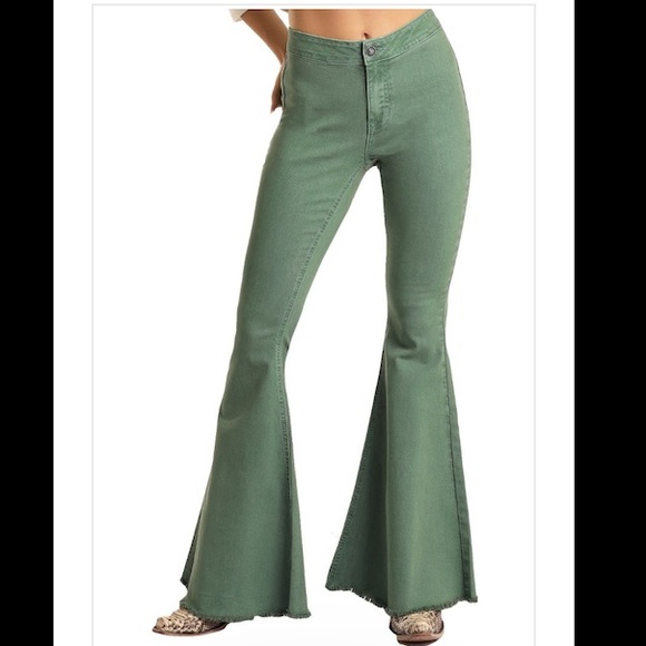 Rock&Roll denim super flares TALL girl approved! 30x36 - Picture 1 of 6